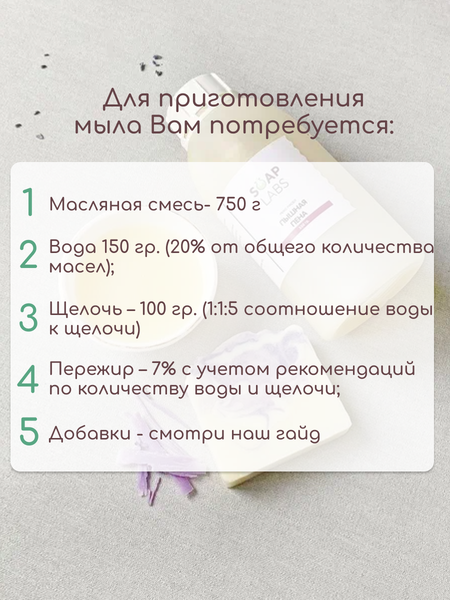 Составление рецептов для мыла ручной работы в калькуляторе щелочи, часть 2 – статьи по мыловарению