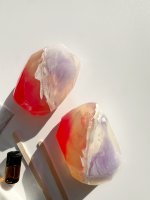 Купить Набор для изготовления мыла из основы драгоценные минералы "Турмалин"