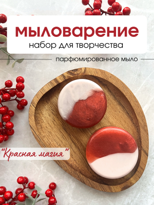 Купить Набор для изготовления мыла из основы "Красная магия"